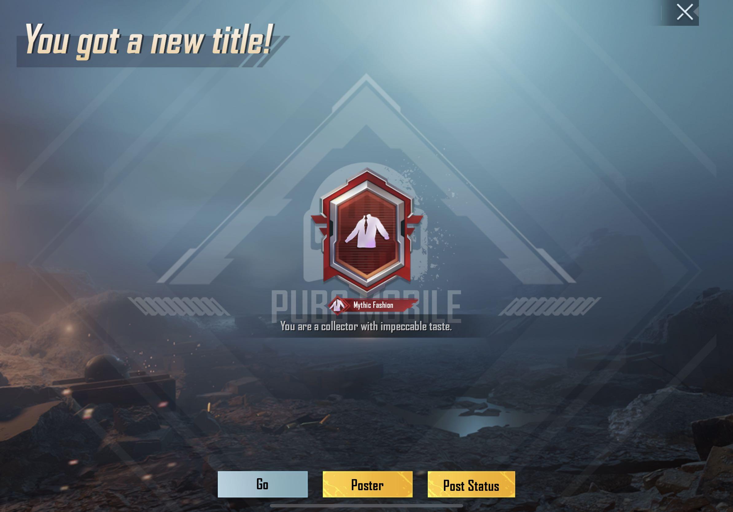 PUBG MOBILE MYTHIC FASHION M4 GLACIER MAX 6 Conqueror