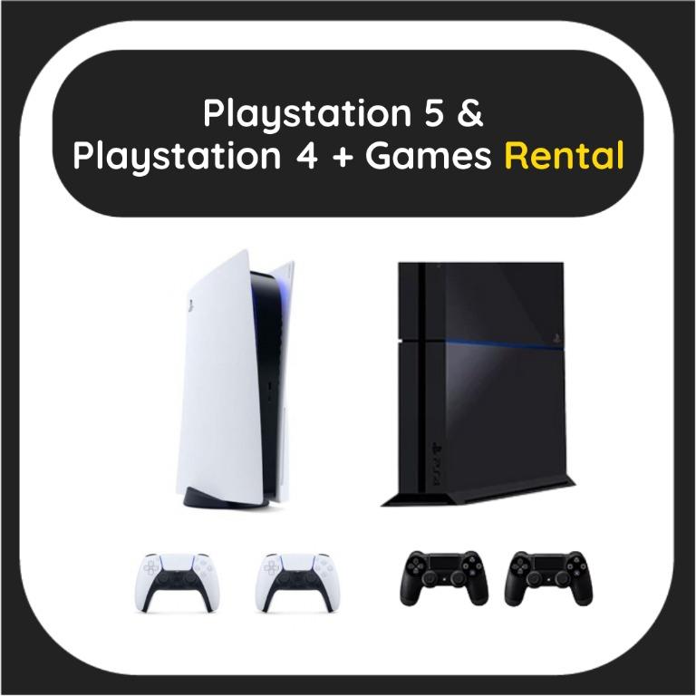 (Rental/Rent) Playstation 5 & Playstation 4 + Games, Video Gaming