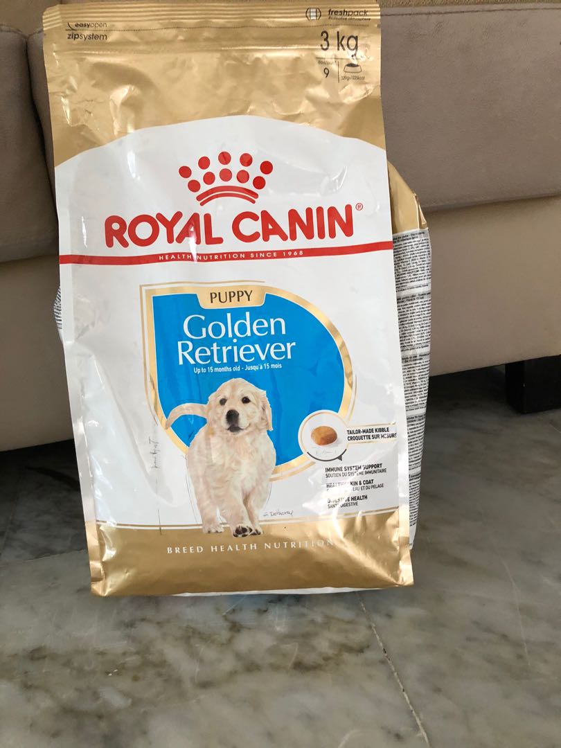 Royal Canin Golden Retriever Puppy Kibbles Pet Supplies Pet Food On Carousell