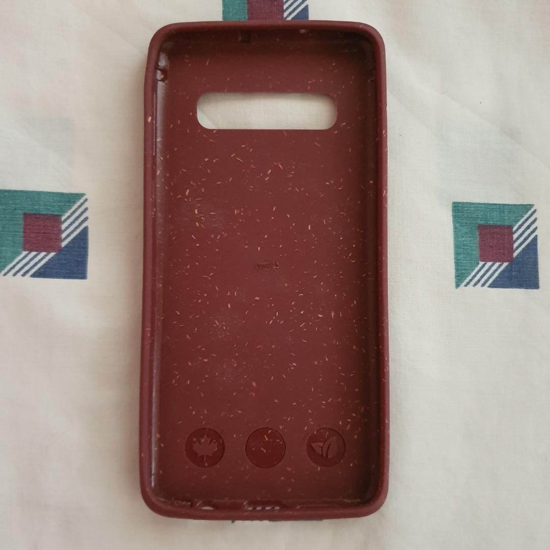 Samsung S10 Pela Case (Category: Cases & Sleeves) located in Guagua. Submitted by v.as_ey (Listing ID 1110485084, Image 2). Description: - P900 for each case but price still negotiable - Bought both cases last 2020 so red one isn't available anymore on the website - Shipped from the US - See 4th photo for original price conversion - Eco-friendly case so it's compostable RFS: Phone upgrade.