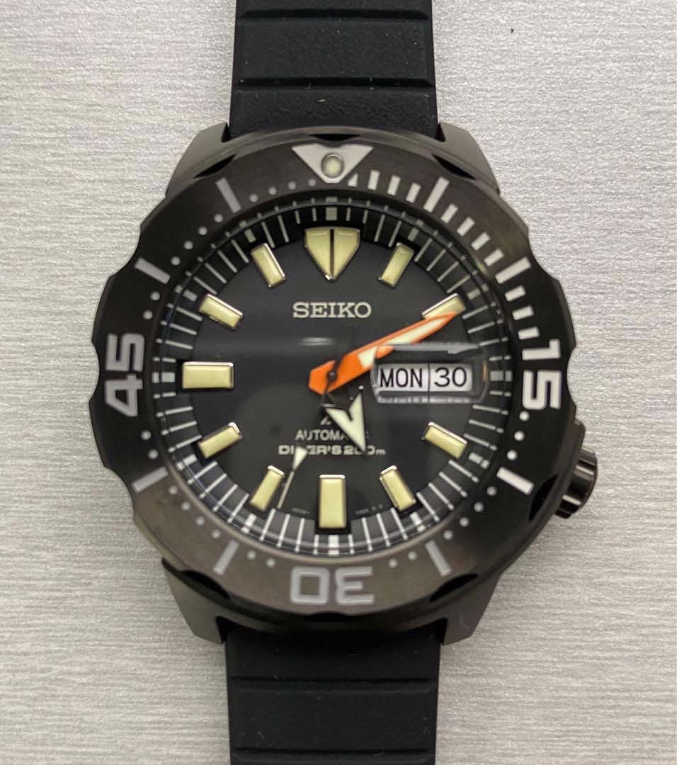 Seiko Prospex Black Series Monster Limited Edition Automatic Divers Watch  SRPH13K1, Men's Fashion, Watches & Accessories, Watches on Carousell
