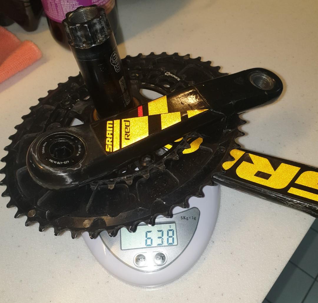 メーカー直送 新品 SRAM クランクセット X9 BB30 180 39?26 10S GRY w o BB