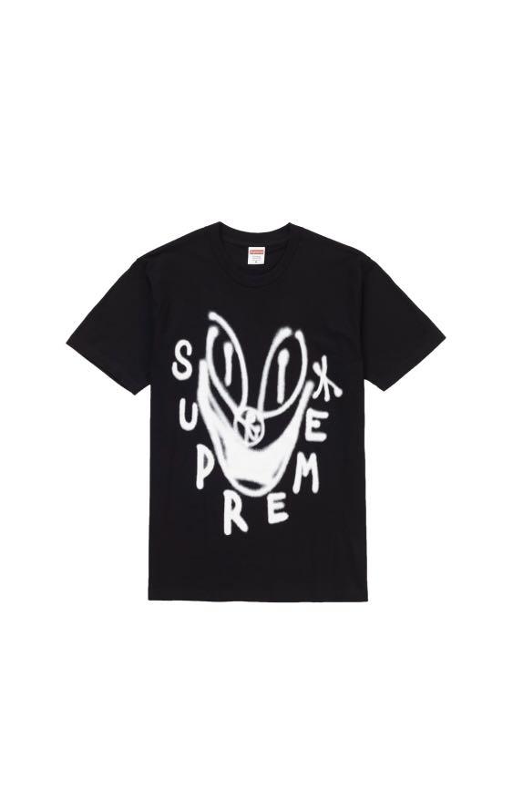 Supreme Smile tee Men s Fashion Tops Sets Tshirts Polo