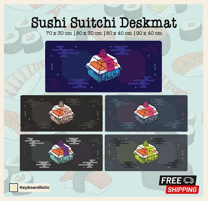 Sushi, Mouse Pad Desk Mat