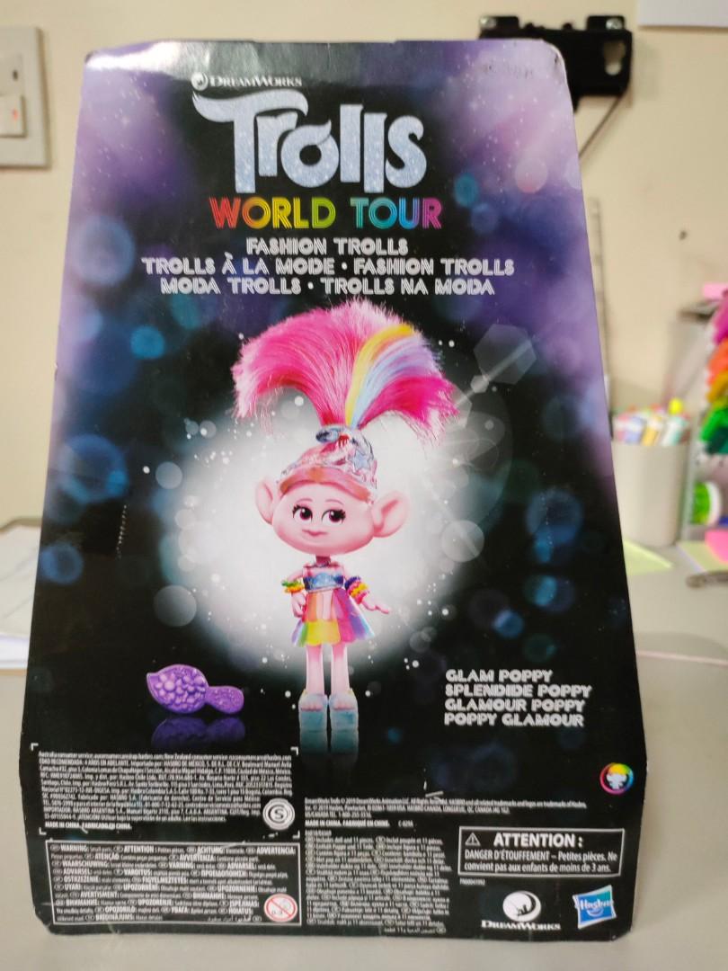 TROLLS WORLD TOUR GLAM POPPY, Hobbies & Toys, Toys & Games on Carousell