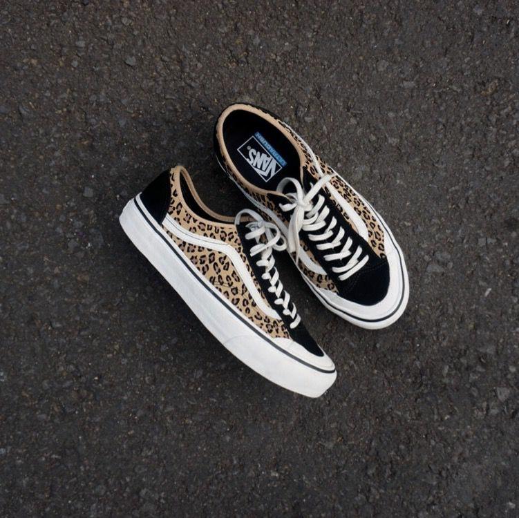 vans 36 decon leopard