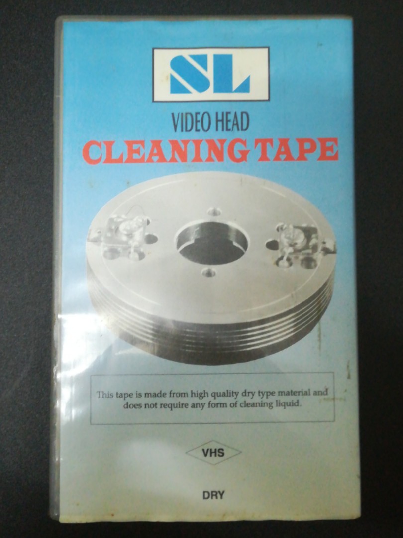 VHS Video Head Cleaning Tape, Hobbies & Toys, Music & Media, CDs & DVDs