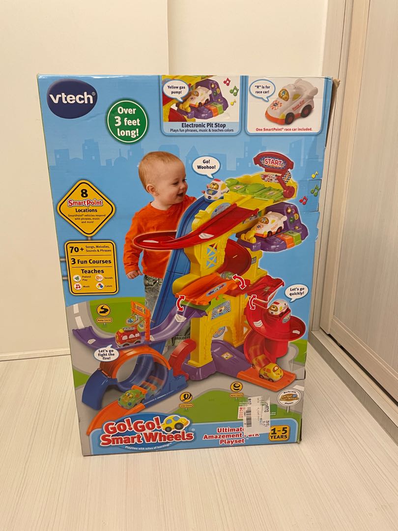 Car Tracks For Toddlers 2-4 Years VTech GO GO Smart Wheels Bundle