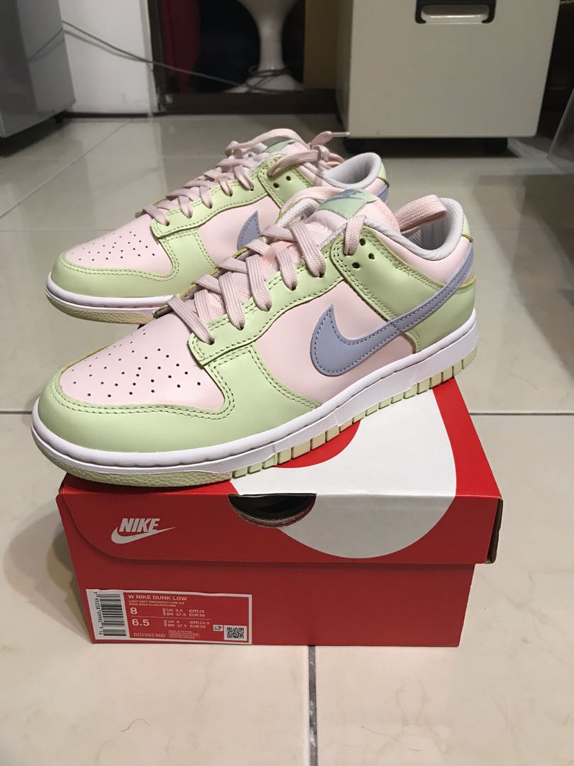 NIKE WMNS DUNK LOW LIGHT SOFT PINK 27.5cm DD1503-600-