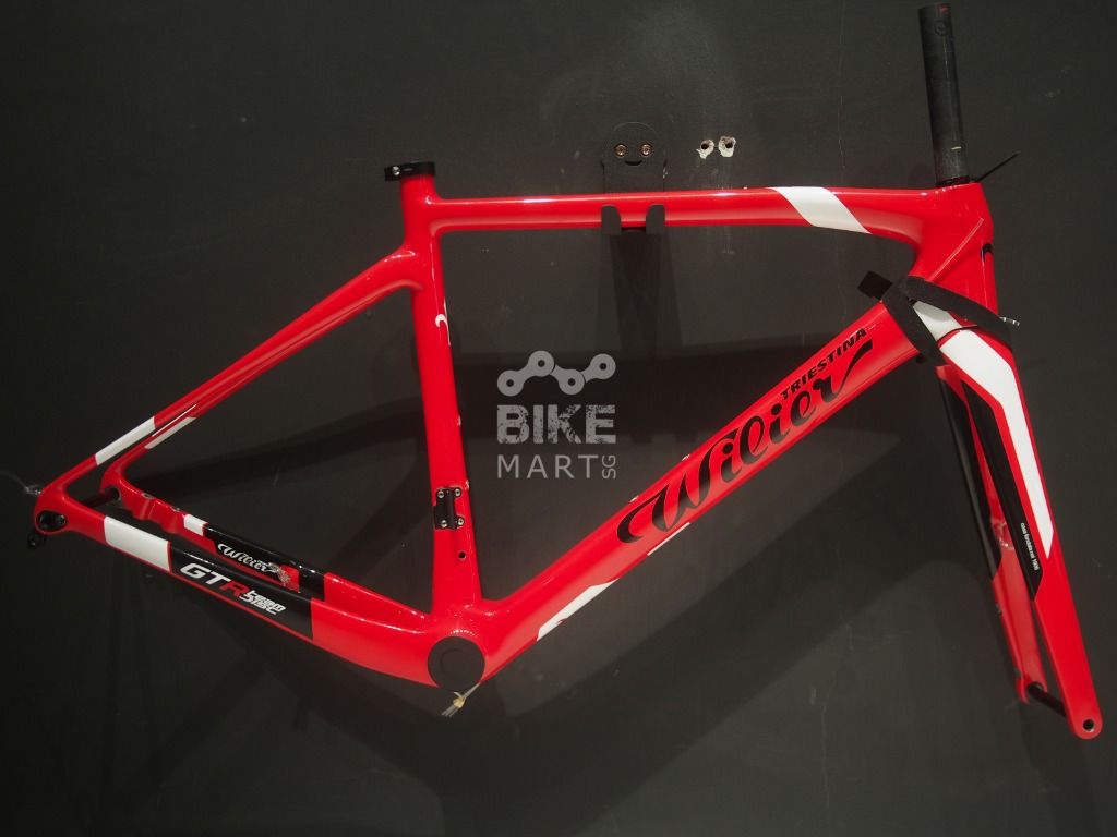 Wilier GTR Team Disc Red White Black Glossy Frameset Sports
