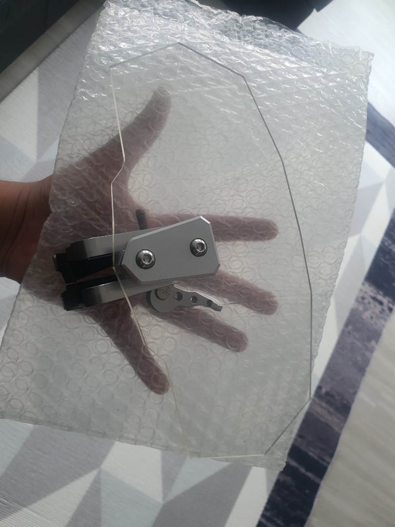 Windshield extender, Motorcycles, Motorcycle Accessories on Carousell