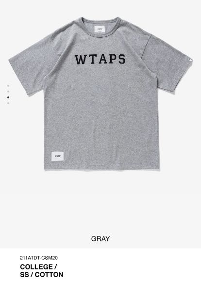 WTAPS COLLEGE / SS / XL size-