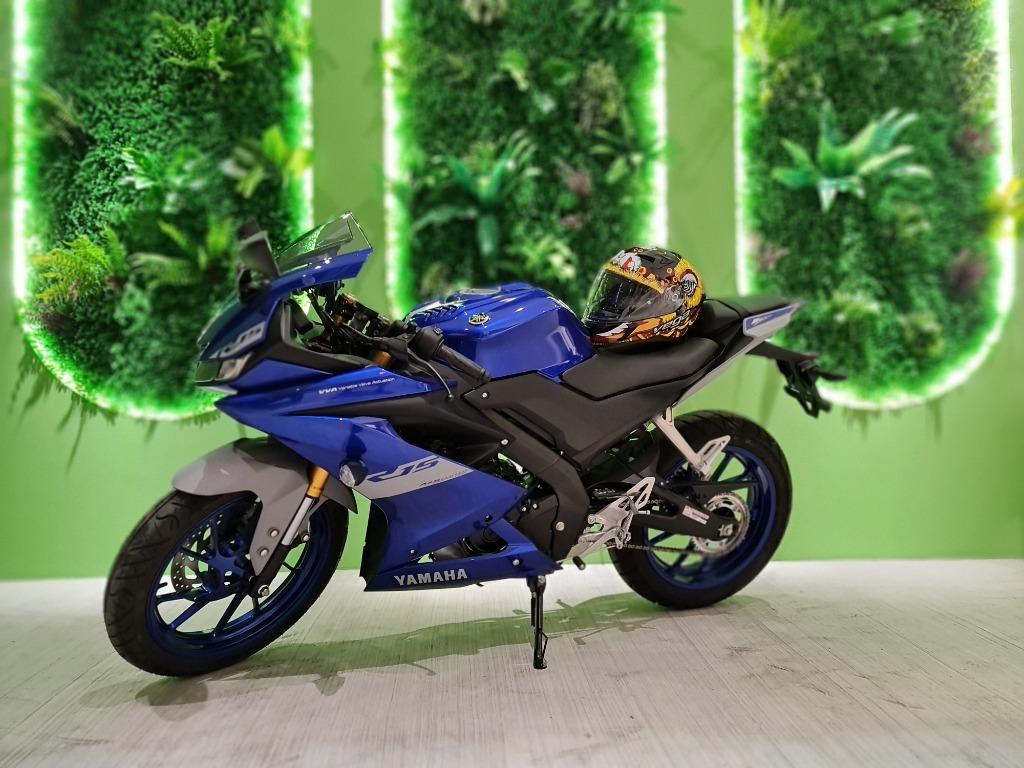 YAMAHA R15-BLUE, Motorcycles, Motorcycles for Sale, Class 2B on Carousell