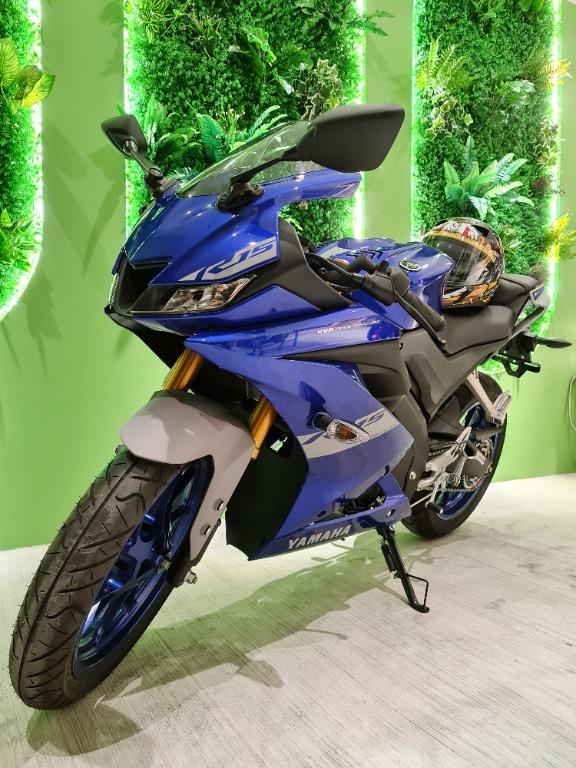 YAMAHA R15-BLUE, Motorcycles, Motorcycles for Sale, Class 2B on Carousell