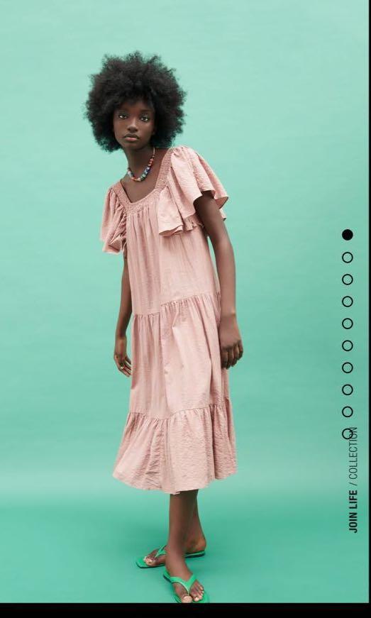 Zara casual midi dress deals