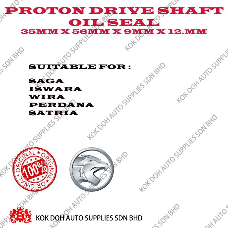 [100 ORIGINAL]PROTON DRIVE SHAFT OIL SEAL\SAGA\ISWARA\WIRA\PERDANA
