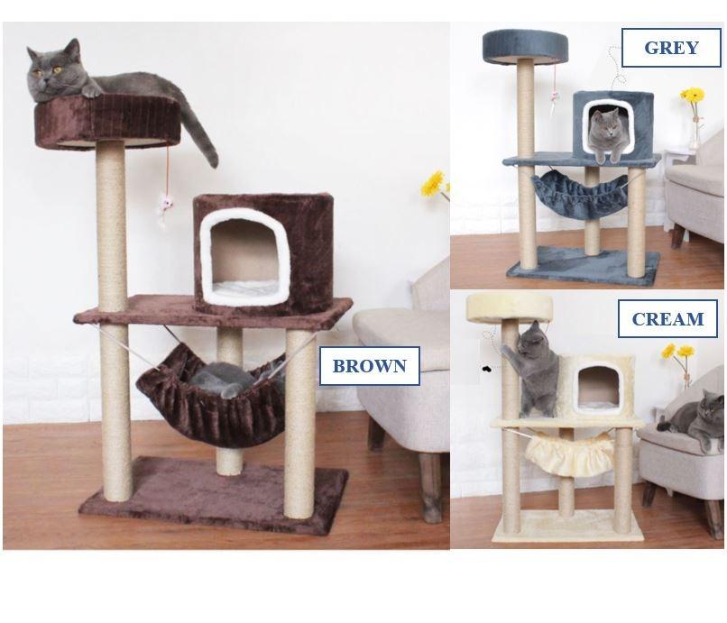 1m Cat Condo Small Condo for Kitten Small Cat 100cm Cat Condo Cat tree Cat house Cat scratching pot