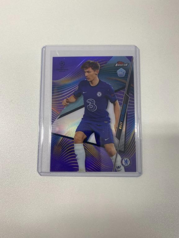 21 Topps Finest 比利基莫亞billy Gilmour 足球卡110 250 Purple Refractor 車路士chelsea 諾域治norwich City Rc Rookie 玩具 遊戲類 Board Games Cards Carousell