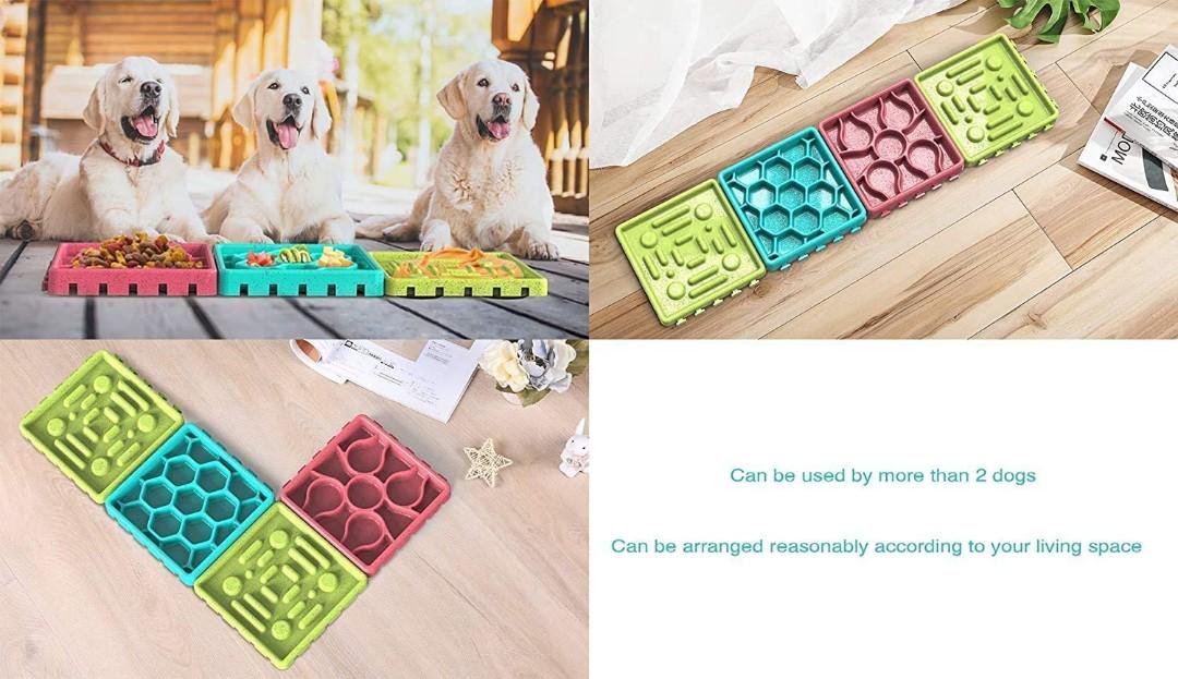 Elezenioc Dog Puzzle Slow Feeder Toy, Puppy Treat Dispenser Slow