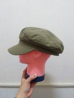 軍綠色報童帽