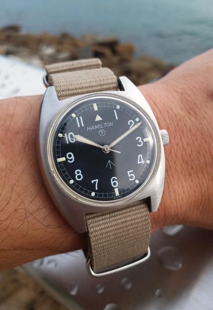 七十年代古董咸美頓英軍上鍊機械軍錶vintage Hamilton military watch