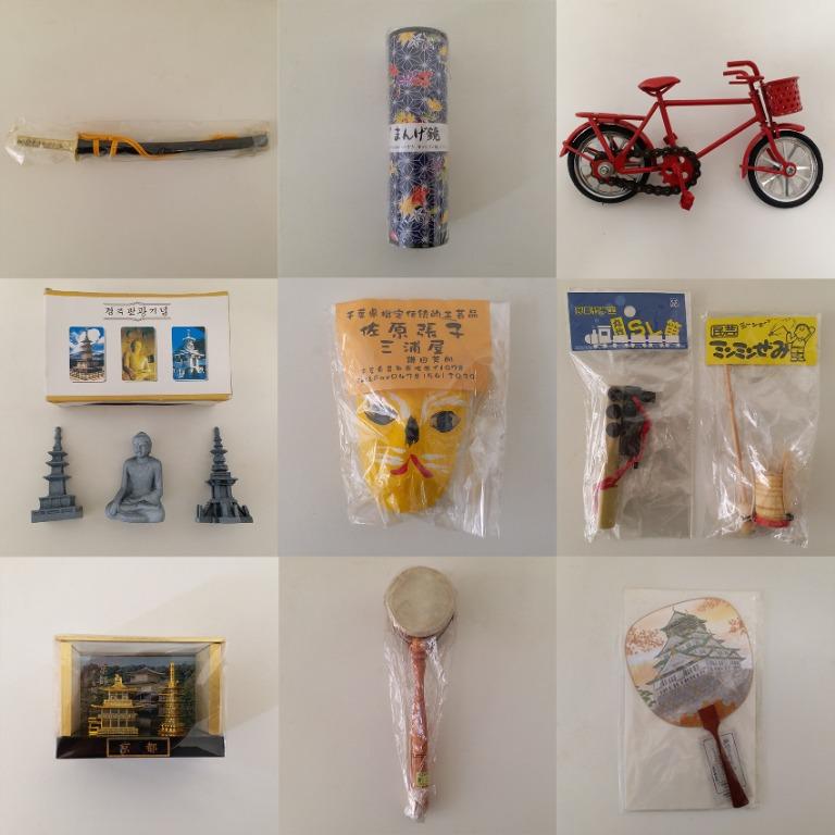 日本萬花茼大阪城扇子佐原面譜民芸苗民芸蟬手鼓日本刀越南公仔扇單車模型澳洲回力鏢韓國佛寺擺設京都金閣寺god Tray 手作 自家設計