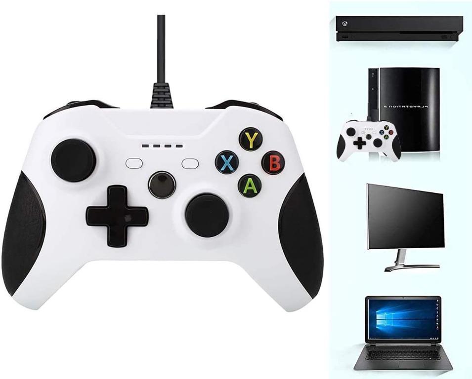 𝐅𝐑𝐄𝐄 𝐃𝐄𝐋𝐈𝐕𝐄𝐑𝐘 Wired Xbox One Controller Xbox X Game Controller Wired Xbox 360 Controller Wired With Dual Vibration And Usb Connect Compatible With Xbox One X S Windows 7 8 10 Pc Laptop Video