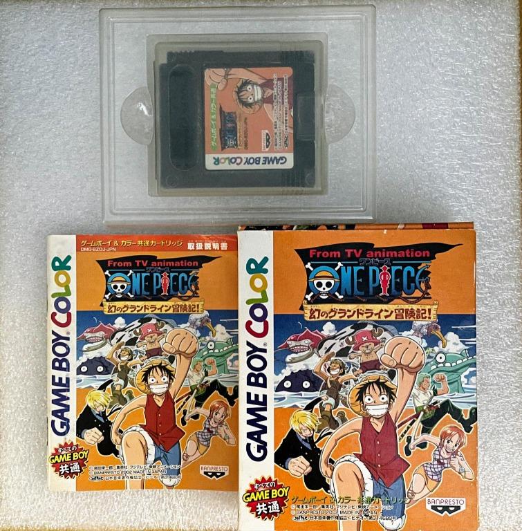 中古絕版gba Gbc Gameboy Advance Gameboy Color 海賊王幻之偉大航道冒險記one Piece 幻のグランドライン冒険記任天堂nintendo 遊戲機 遊戲機遊戲 Carousell