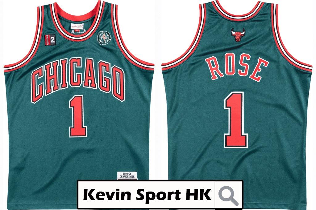 Monochrome Swingman Derrick Rose Chicago Bulls 2008-09 Jersey