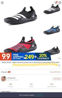 Adidas Climacool jawpaw slip on quick drying wading shoes hiking shoes