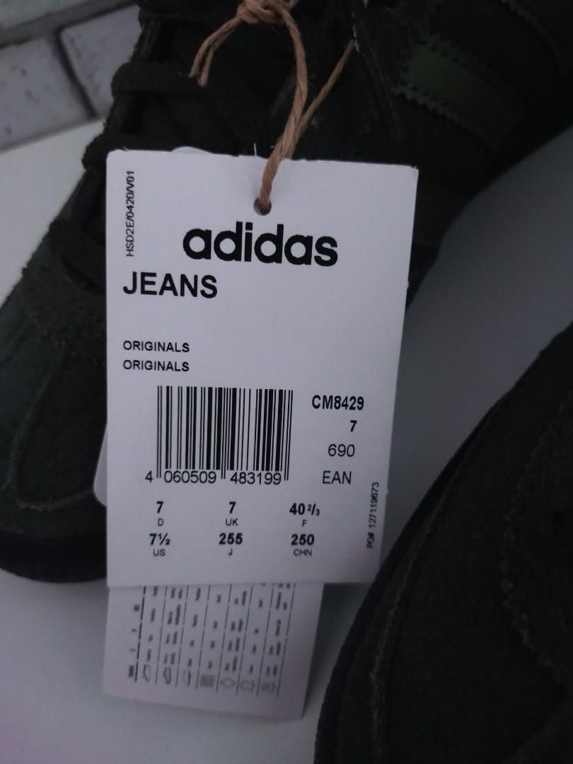 Adidas us 7 to sales uk jeans
