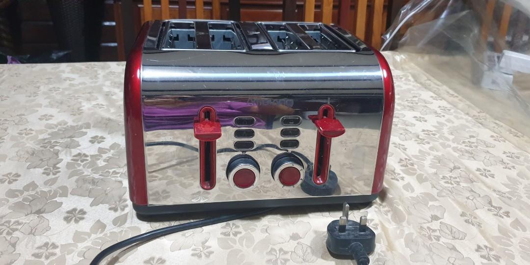 Ambiano 4 slice bread toaster, TV & Home Appliances, Kitchen Appliances, Ovens & Toasters on