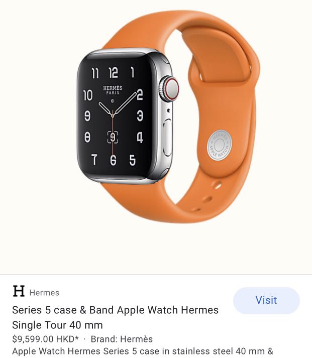 Apple Watch Hermes 5 40mm Stainless Steel