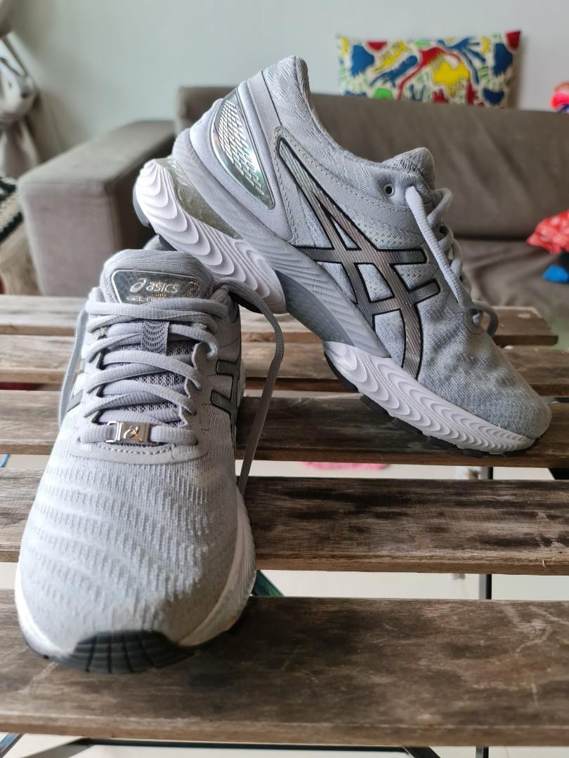 Asics gel-nimbus 22 clearance mens white pure silver