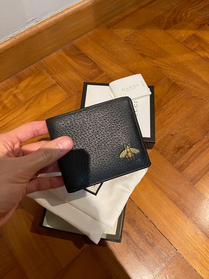 gucci bee wallet mens