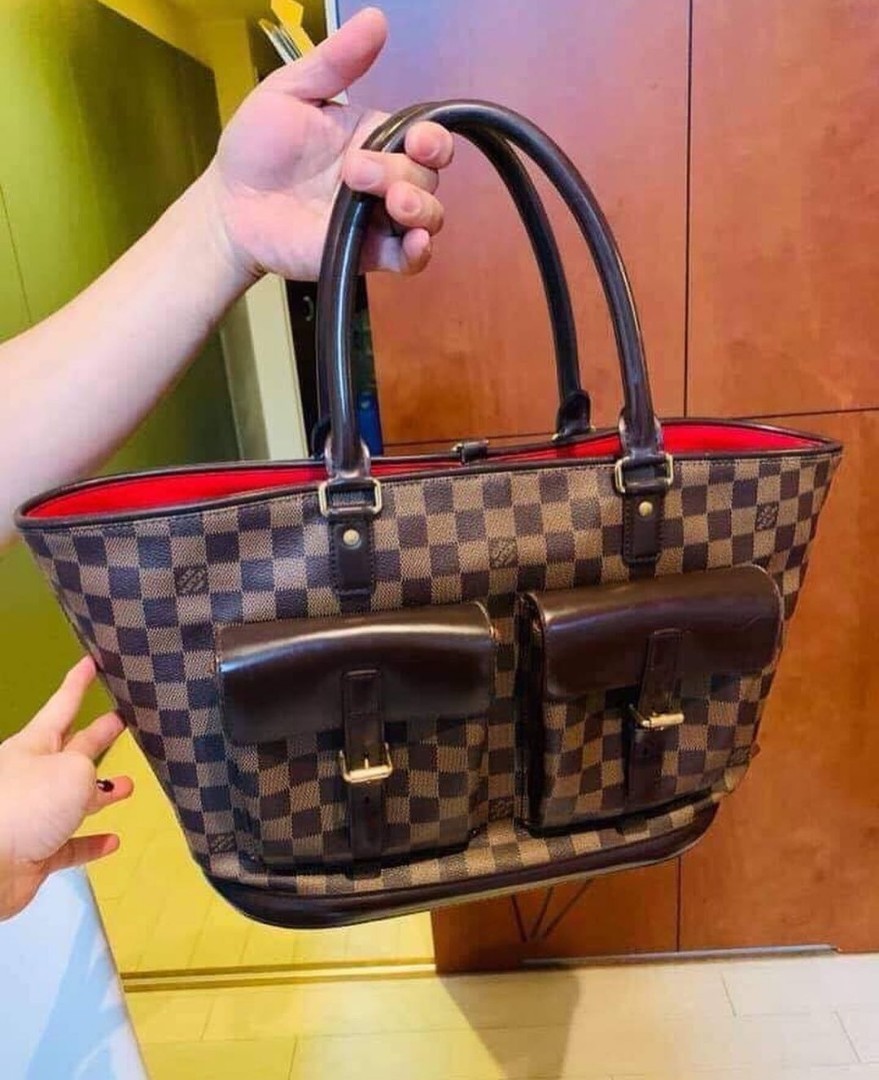 Authentic LV Manosque GM, Luxury, Bags \u0026 Wallets on Carousell