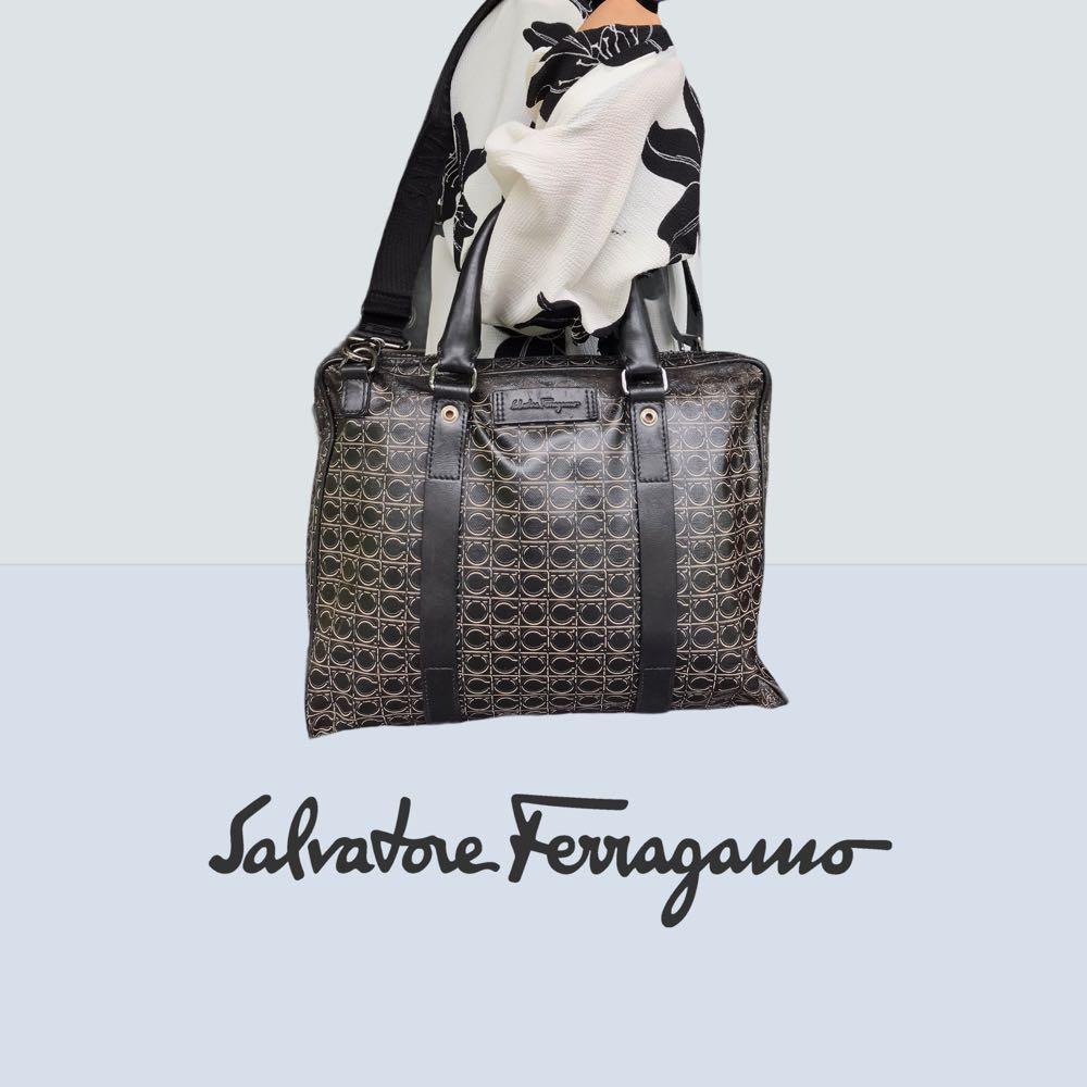 Salvatore ferragamo laptop hotsell bag
