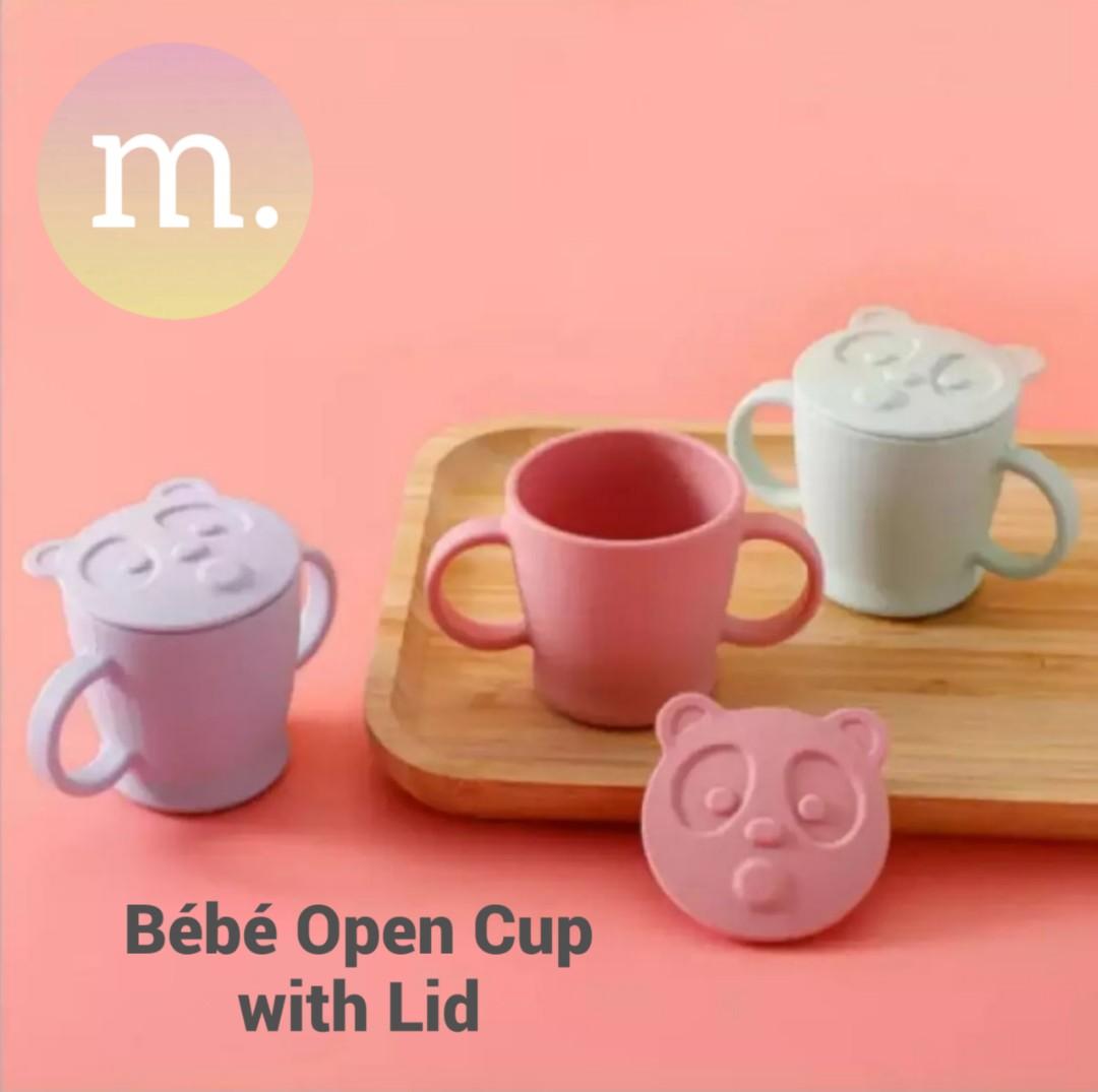 Bebe Soft Silicone Open Cup With Lid Babies Kids Nursing Feeding On Carousell