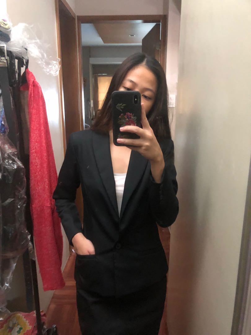Formal attire store with skirt