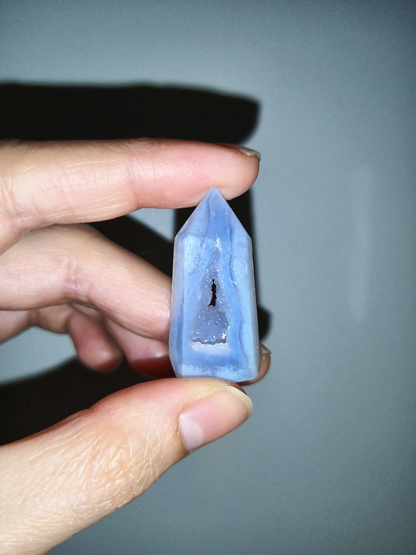 Blue lace agate online druzy