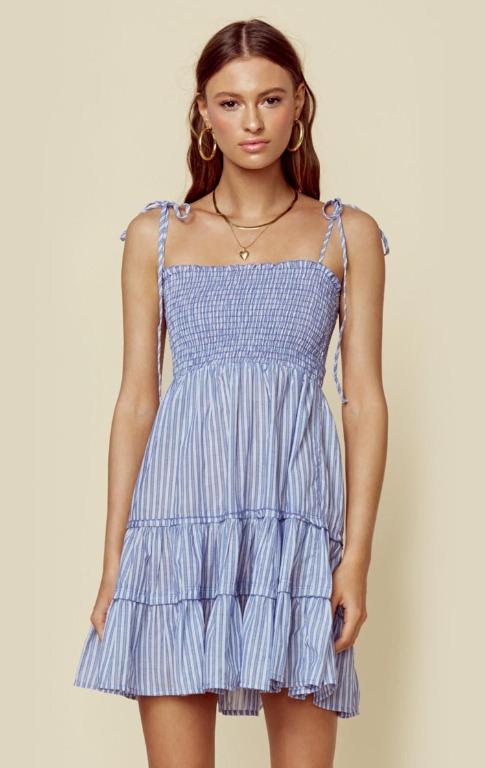 Blue life summer breeze mini dress cheap