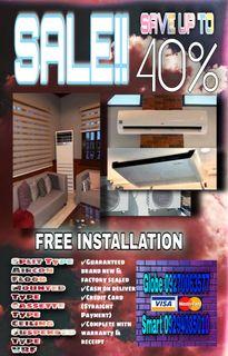 BRAND NEW AIRCON SALE FREE INSTALLATION