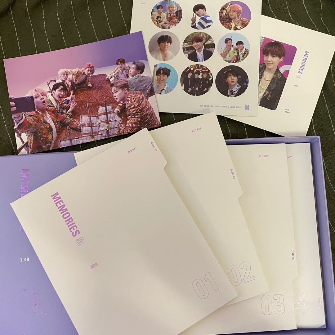 BTS MEMORIES OF 2018 BLU-RAY DVD, 興趣及遊戲, 收藏品及紀念品, 韓流