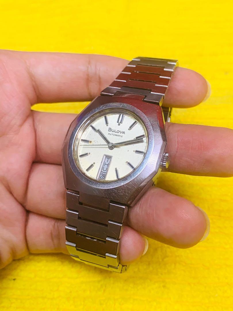 BULOVA Day Date Octagon 36mm Automatic Watch