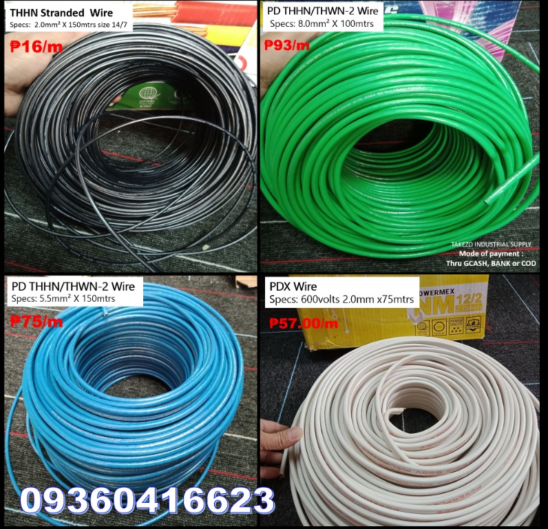 Cable Wires, Commercial & Industrial, Construction Tools & Equipment on