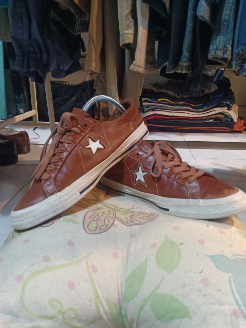 Converse one star leather hotsell