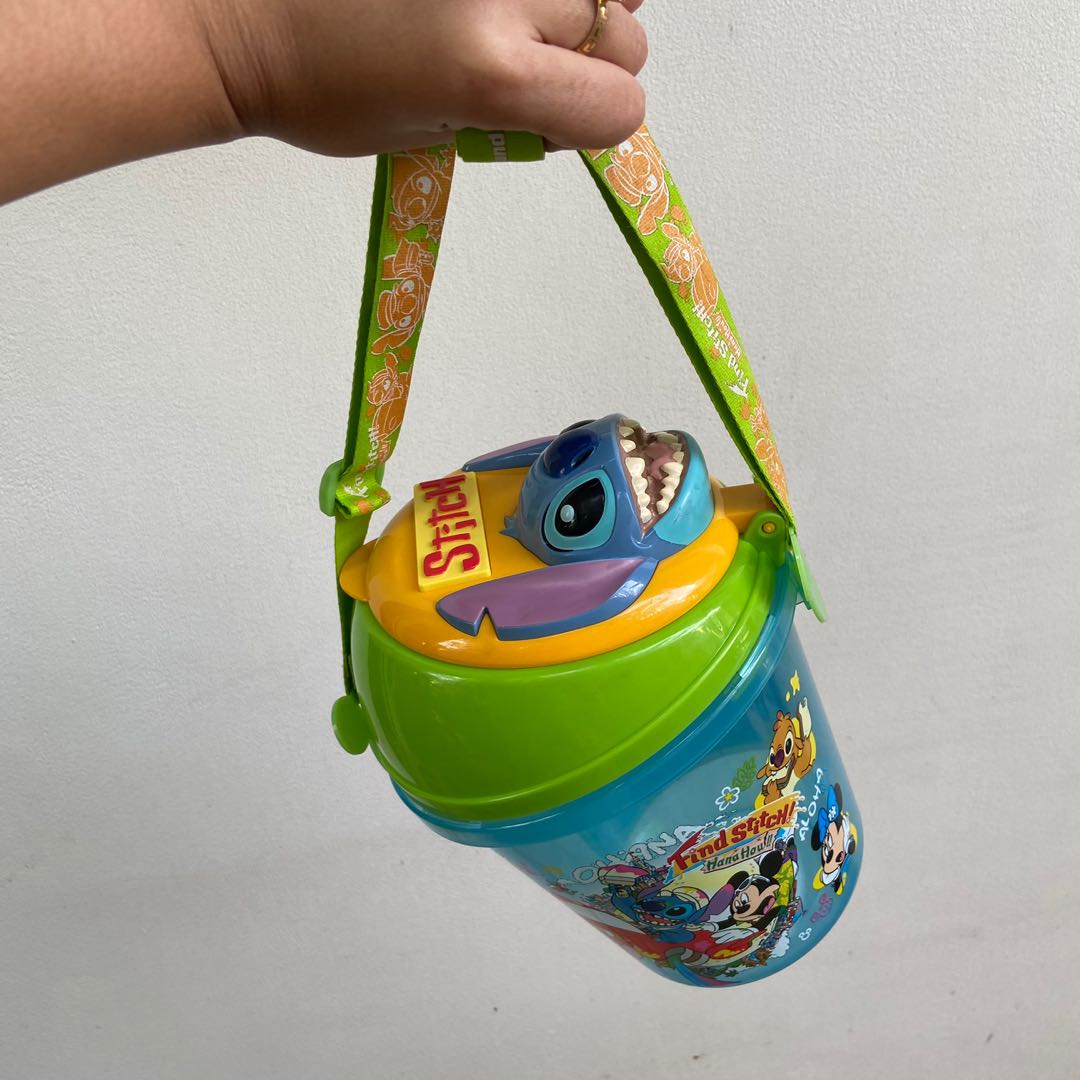 Disney Popcorn Bucket Stitch, Hobbies & Toys, Toys & Games on Carousell