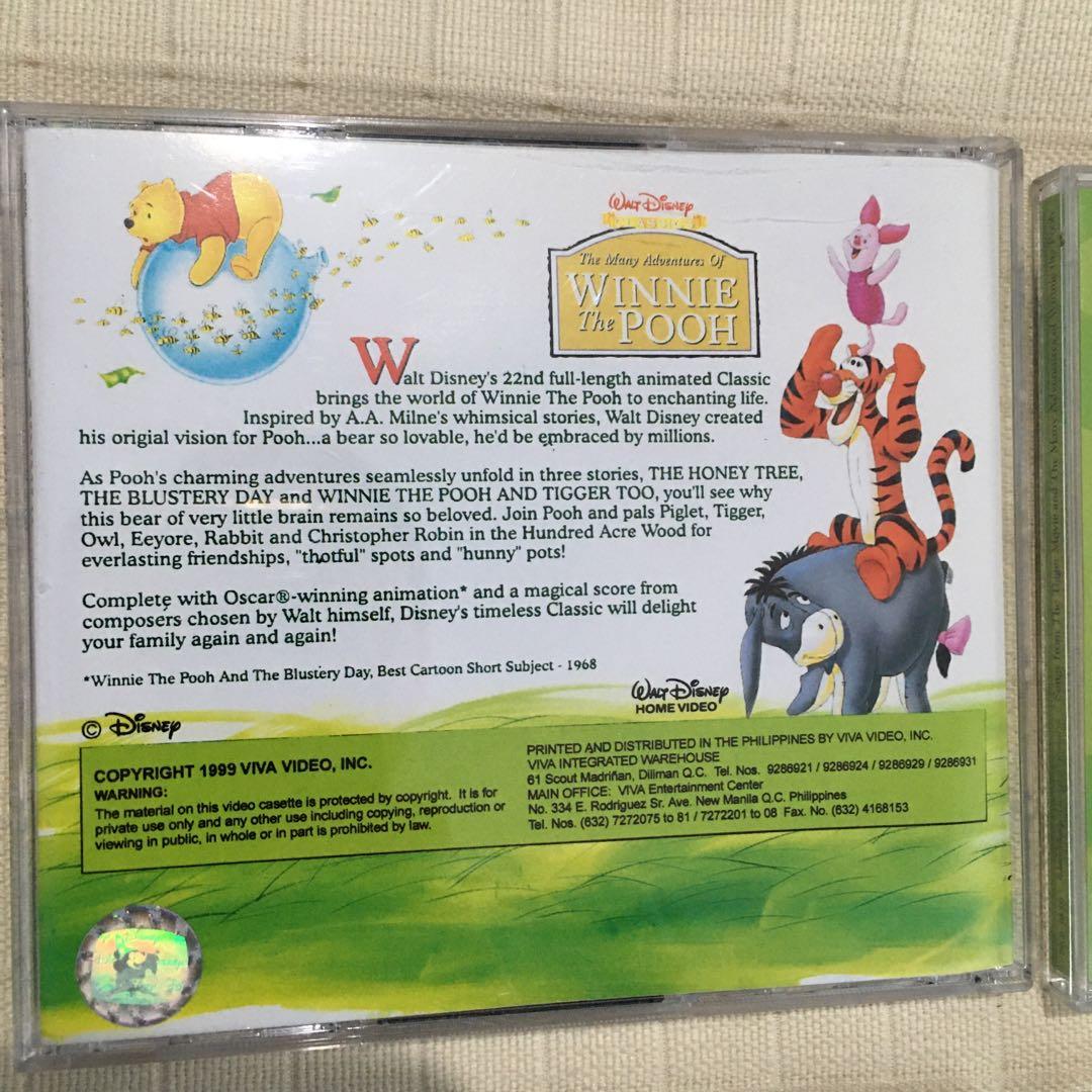 Disney Winnie the Pooh Classic CDs Bundle, Hobbies & Toys, Music & Media, CDs & DVDs on Carousell