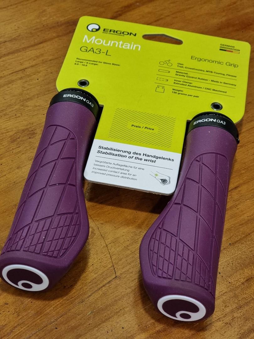 Mtb Grips Ergon Purple Grips Ergon Ga3 Mtb Purple Grips Ergon Ga3