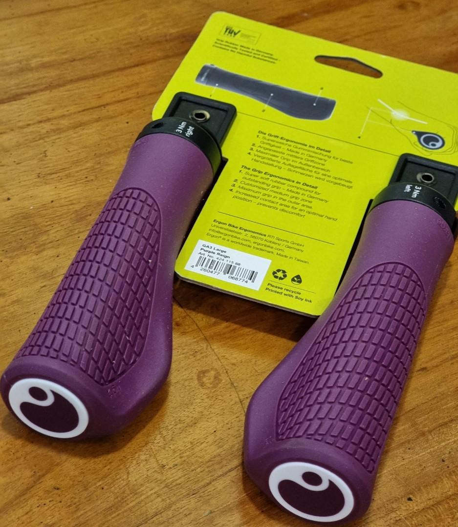 Ergon Ga3 Grips Ergon Purple Grips Restocked!!* Ergon GA3-L Large